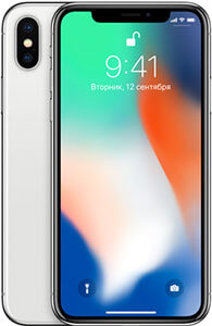 iPhone X silver