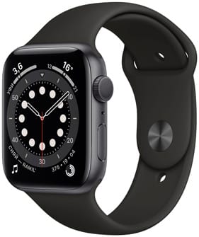 Apple Watch 6 Алюминий серый космос / черный